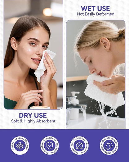 Face Towels Disposable, Face Towelette Disposable, Soft Disposable Face Towel