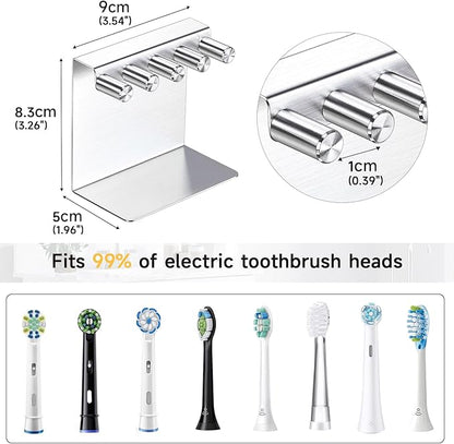 Electric Toothbrush Head Holder, Electric Tooth Brush Holder Desktop or Adhesive