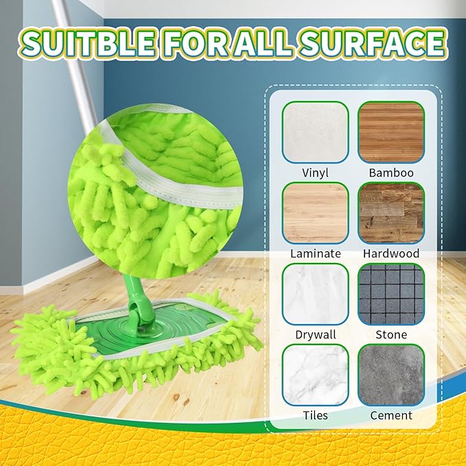 Reusable Mop Pads Compatible