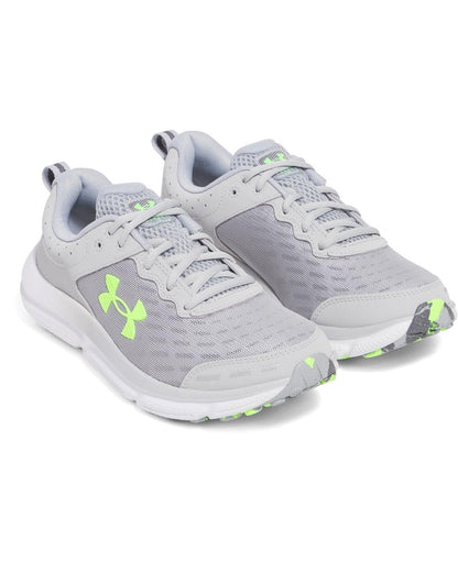 Under Armour Men's Charged Assert 10, (011) Mod Gray/Mod Gray/Hyper Green, 15.5, US