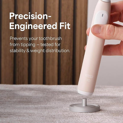Silver Oral-B Compatible Electric Toothbrush Holder