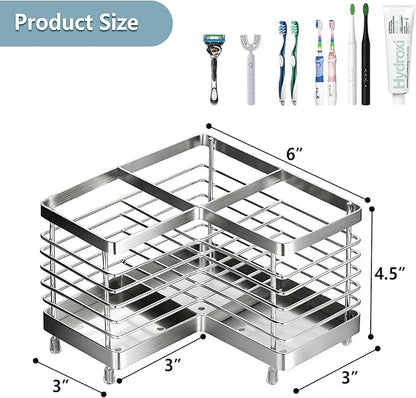MYITYARD Toothbrush Holders for Bathrooms, Stainless Steel Electric Toothbrush