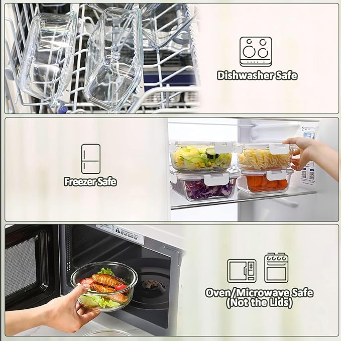 Glass Meal Prep Containers