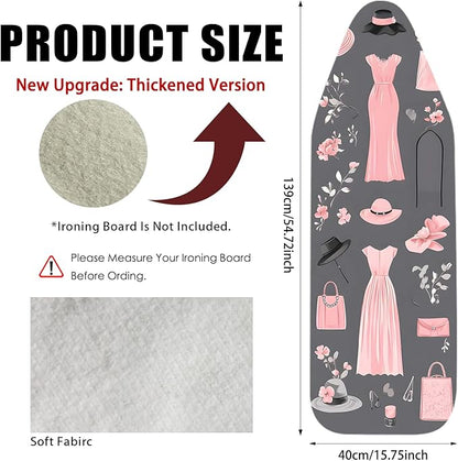 Nuxovilar Ironing Board Cover Needle Cotton 15x54 Inches | Ironing Board Cover