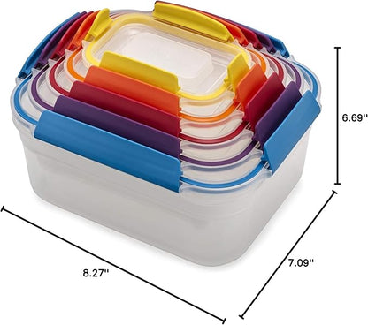 Joseph Joseph Nest Lock Plastic BPA Free Food Storage Container Set