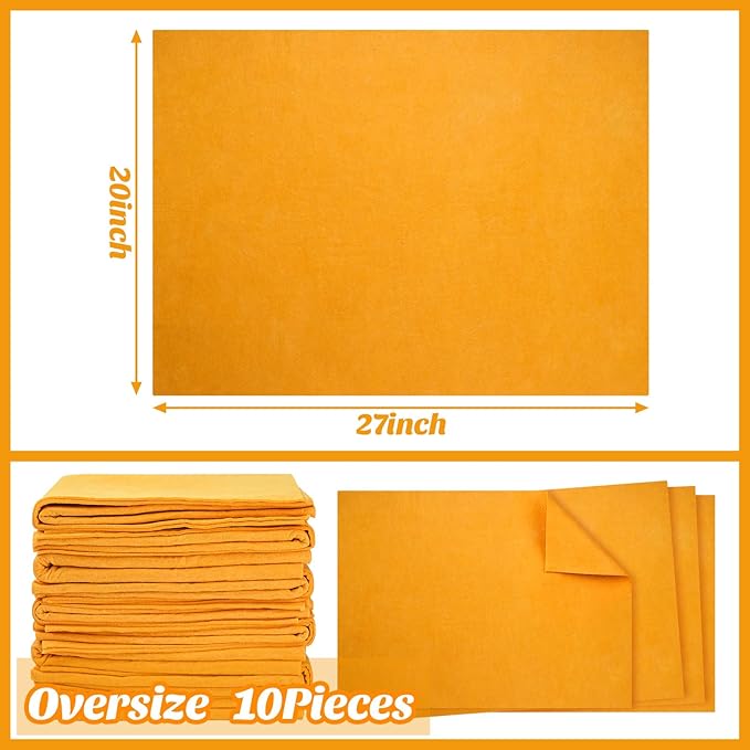 10 Pack Shammy Cloths Absorbent Cleaning Towels