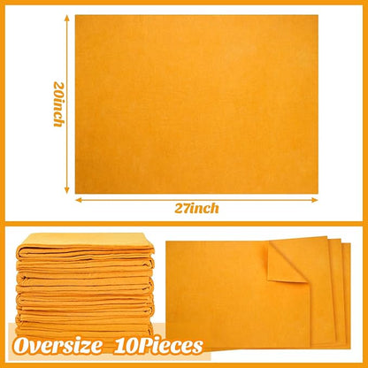 10 Pack Shammy Cloths Absorbent Cleaning Towels