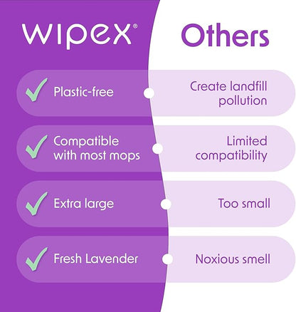 Wipex Plant Based XL Wet Floor Wipes