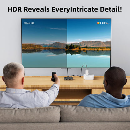 Displayport Switch 2-in-1-out, 8K@60Hz, 4K@120Hz, Resolution DP 1.4 DisplayPort Switcher Selector Box【Not Support Bi-Direction .Not Support1 in 2 Out 】