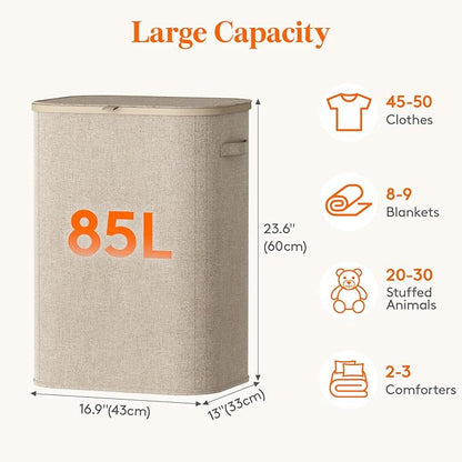 Lifewit 85L Large Laundry Basket
