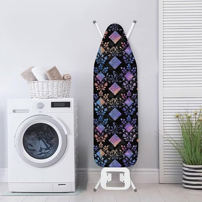 Ikat Rhombus Ironing Board Cover 54x15 inches, Gradient Leaf Geometric Graphic