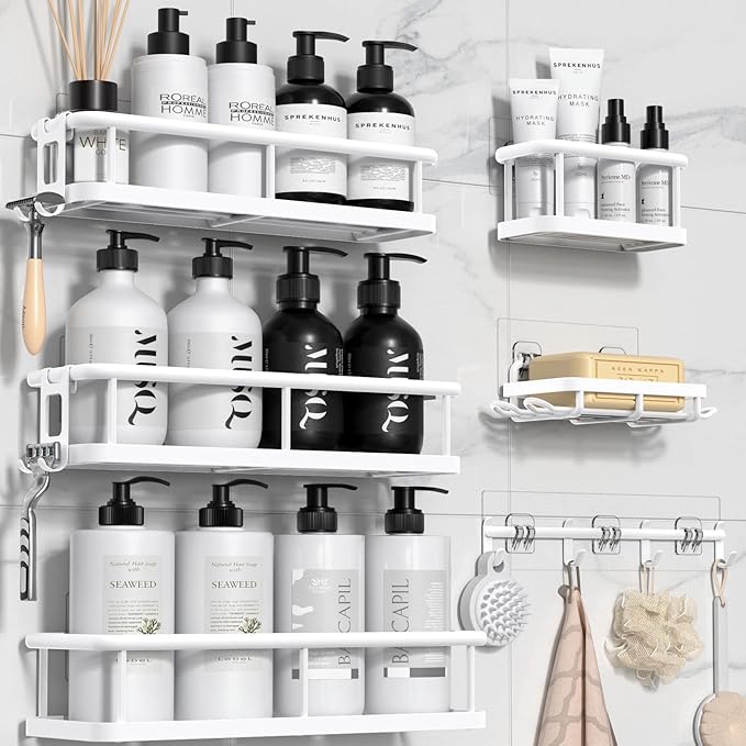 YASONIC Shower Caddy, Large Capacity Bath Organizer