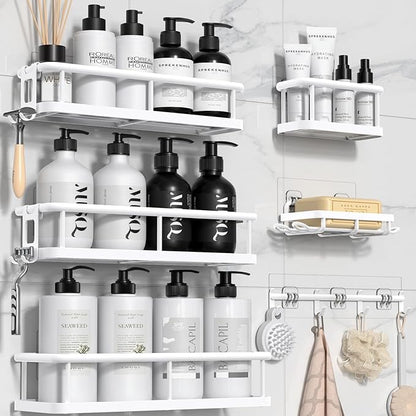 YASONIC Shower Caddy, 6 Pack Large Capacity shower organizer