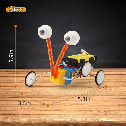 4 Set Bulk Robot Kits for Kids 8-12, STEM Crafts Robotics Science Projects STEM Toys for Boys Girls, Electronics Building Craft Kit Classroom Activities 1st 2nd 3rd Grade 8 9 10 11 12 Year Old