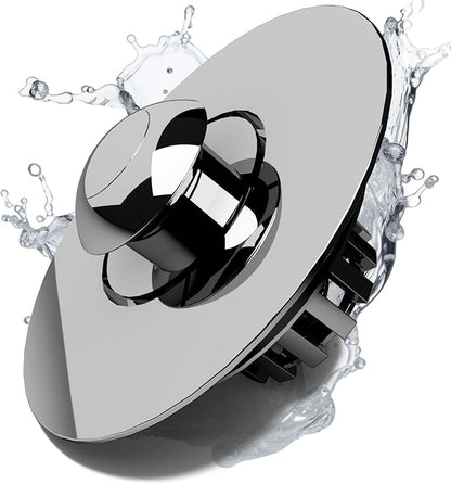 Kitchen Sink Drain Strainer 3 in 1, 304 Stainless Steel Pop Up Sink Stopper
