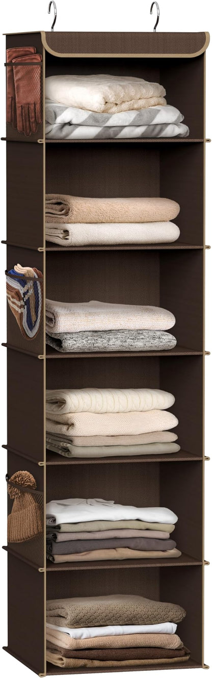 Simple Houseware 6 Shelf Hanging Closet Organizer