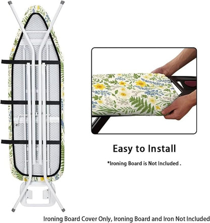 Leaves Flower Ironing Board Cover and Pad