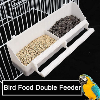 Extra Large Sturdy Wrought Iron Breeding Flights Canary Parakeet Cockatiel African Grey Lovebird Finches Parrot Home Cage Double Large Front Doors 4 Side Doors Bottom Storage Shelf On Lockable Wheels