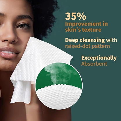 Ourmed Life Face Towels, Lint- free Face Wipes