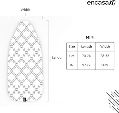 Encasa XO Ironing Board Cover and Pad 28"x12"