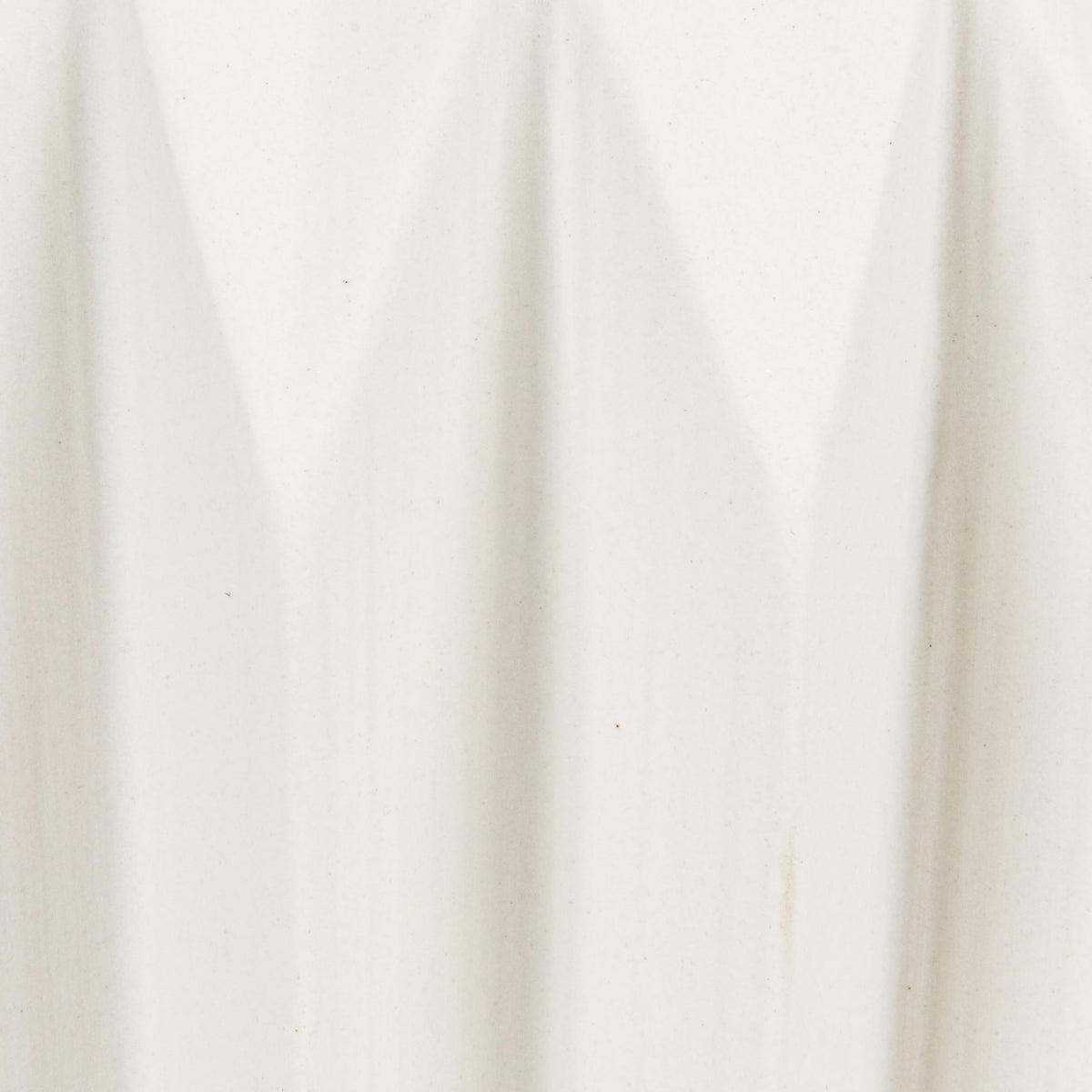 Bloomingville White Fluted Stoneware Flower Pot