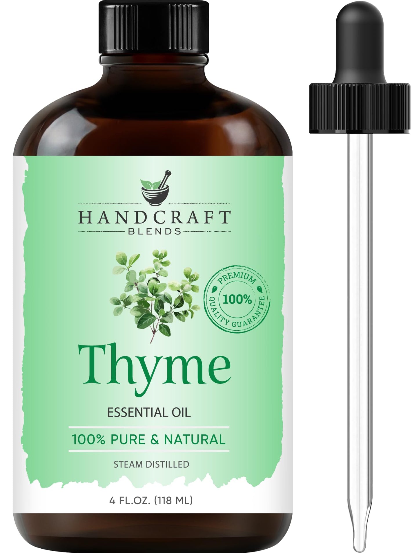 Handcraft Blends Lavender Essential Oil – Huge 4 Fl Oz – 100% Pure and Natural – Premium Grade Essential Oil for Diffuser and Aromatherapy, Skin, Massage, Candle and Soap Making Fragrance