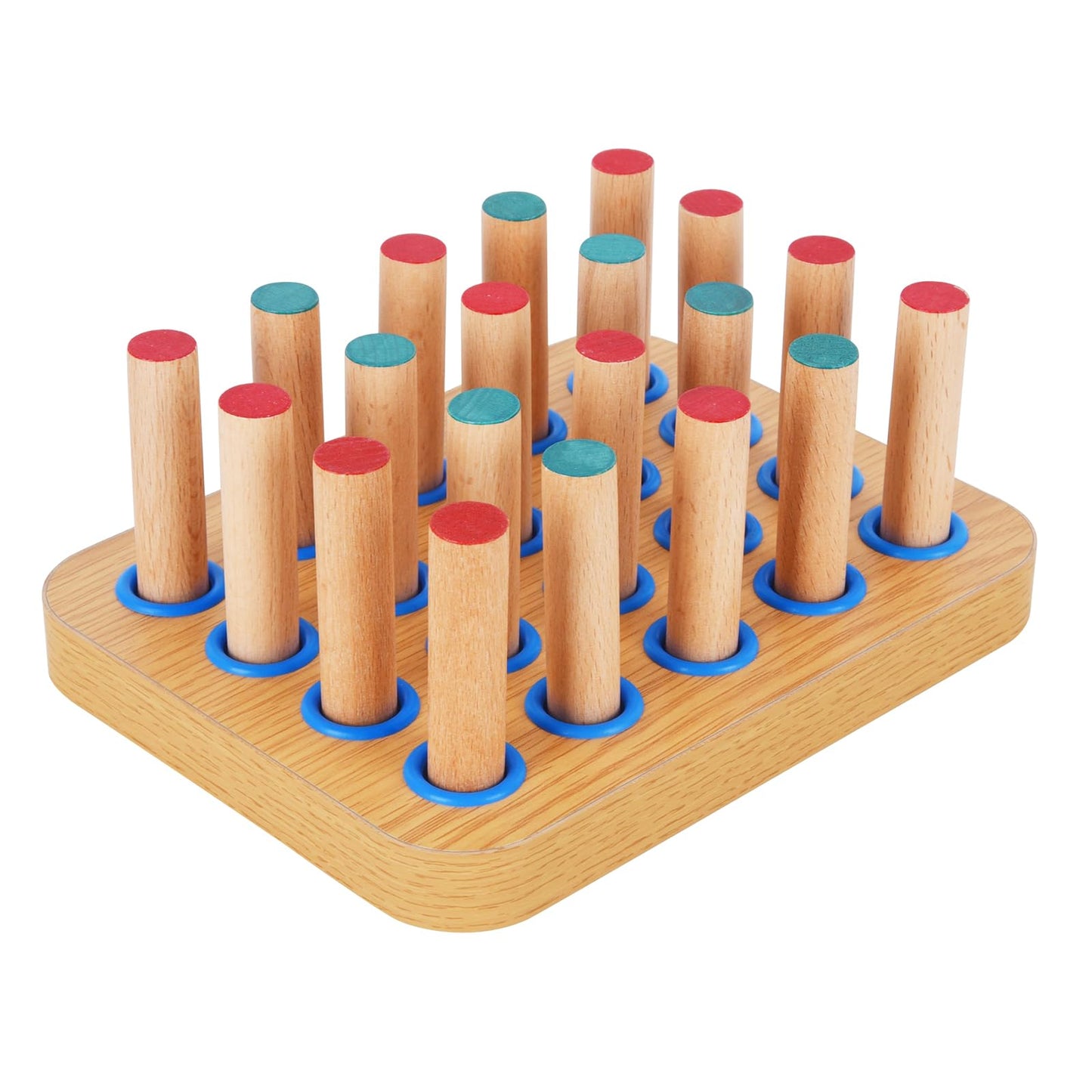 YiePhiot Wooden Pegboard for Occupational Therapy, Occupational Therapy Tools, Peg Board, Hand Therapy Equipment Hand Therapy Peg Board to Improve Finger Dexterity