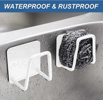 Sponge Holder for Kitchen Sink Caddy, Strong Adhesive Sponge Holder for Sink