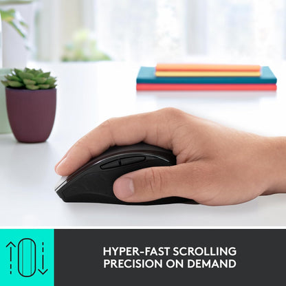 Logitech M705 Marathon Wireless Mouse, Gaming Mouse Wireless, 2.4 GHz USB Receiver, 5-Programmable Buttons, 3-Year Battery, PC, Mac, Laptop, Chromebook - Black
