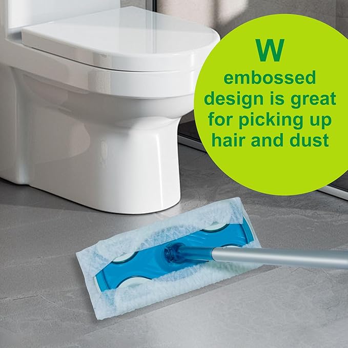 Dr.Easy Dry Sweeping Cloths, 72ct Disposable Mopping Pads Refil Pack, fits