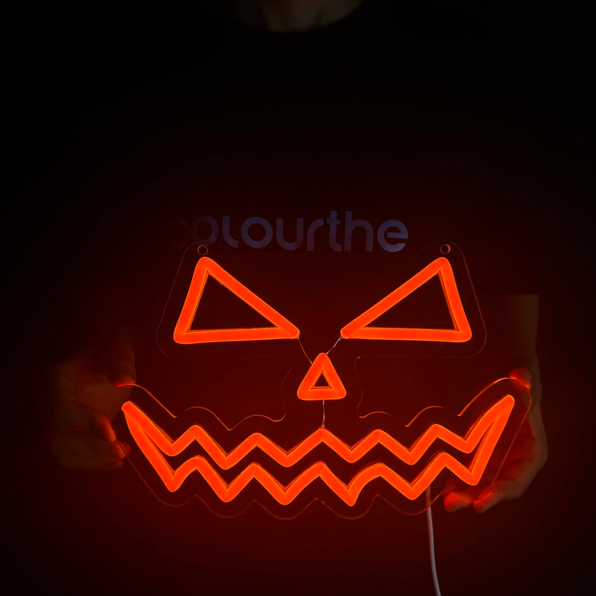 Smile Devil Pumpkin Led Neon sign for Halloween Party Decor