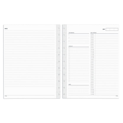 TUL® Discbound Undated Daily Refill Pages, 8-1/2" x 11", Undated, 50 Sheets