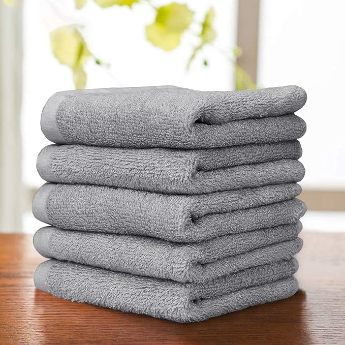 Yoofoss Luxury Washcloths Towel Set 10 Pack Baby Wash Cloth