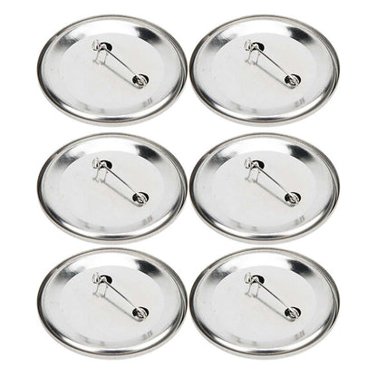 100 Sets 56mm Button Badge Button Pins, Badge Making Materials Blank Making Parts for Craft Supplies Making Birthday Parties Gifts