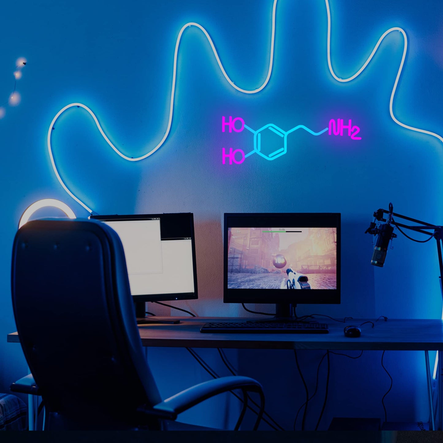 manimo Ocean World Porthole Neon Lights, LED Under Sea Porthole Neon Signs for Wall Decor,USB Night Light for Game Room Bedroom Birthday Wedding Party Gifts(13.3 * 13.3in)