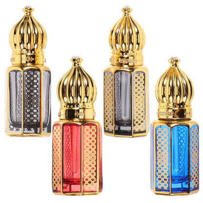 PRETYZOOM Creative Refillable Essential Oil Dropper Bottle 2.36In Mini Glass Perfume Organizer for Travel Home Decor Fragrance Oil Dispenser