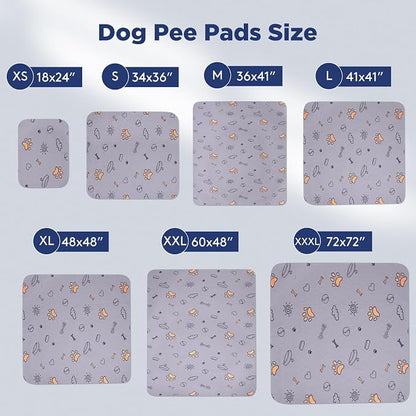 Washable Pee Pads for Dogs, 2 Pack Large 41"x41" Super Absorbent Reusable Pads for Dog Training Pads, 100% Waterproof Non-Slip Pee Pads Whelping Pads Dog Playpen Pads Crate Mat Crate Pads Dog Products