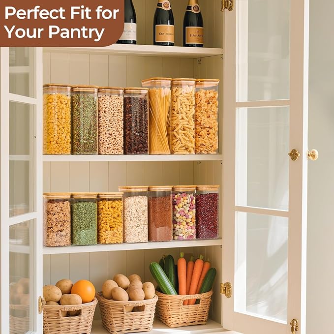 ComSaf 1.9 Qt Glass Storage Containers