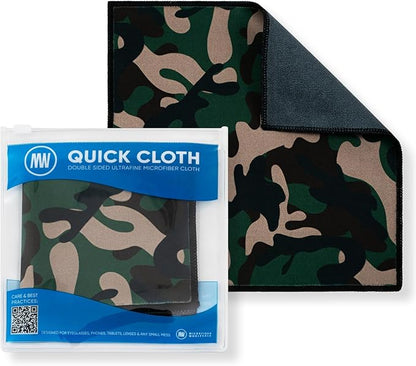 Quick Cloth Microfiber Glasses Cleaning Cloths – 8x8, 1 Pack