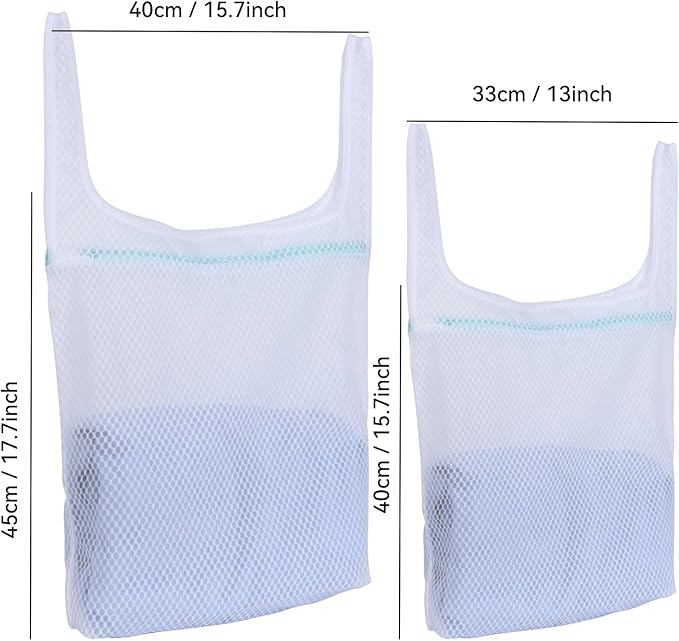 OTraki 2pc Honeycomb Mesh Laundry Bags