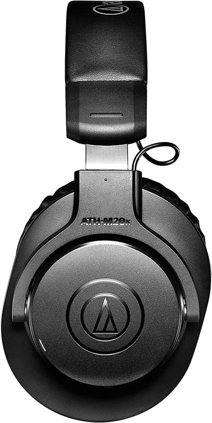 Audio-Technica ATH-M20xBT Wireless Over-Ear Headphones, Black