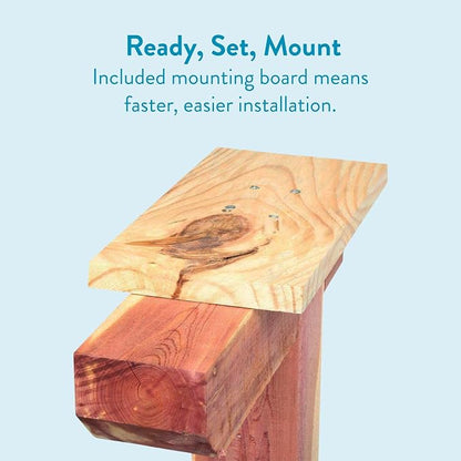 Architectural Mailboxes DPK000AM Drive-in Post, No Size, Aromatic Cedar | Naturally weather-resistant post with a no-dig ground spike and a classic grain finish that ages gracefully outdoors.