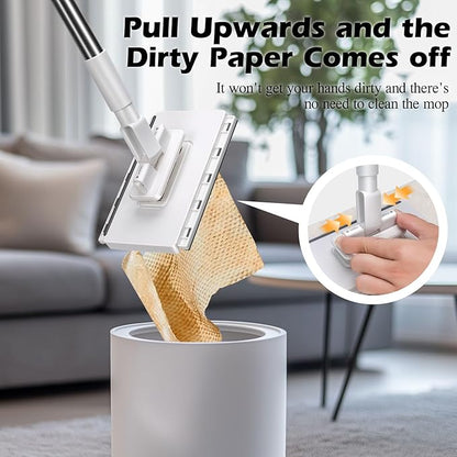 Mini Sweeper Mop, Masthome Reusable Clamp Mop