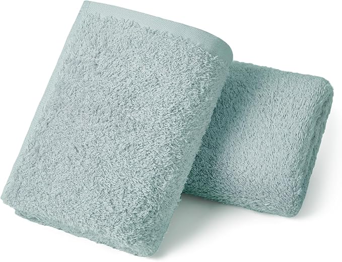 REDKISS 2-Pack Luxury Hand Towels, 16x32 Inch 450 GSM 100% Cotton, Super Soft