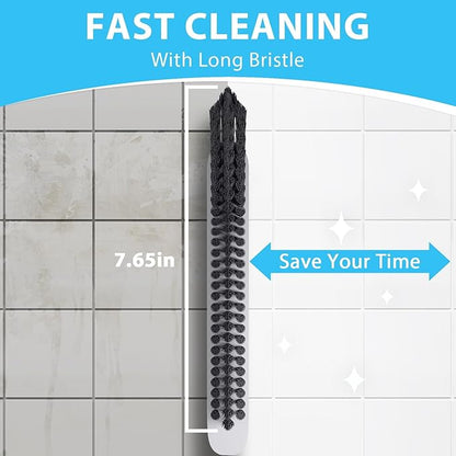 Grout Cleaning Brush, V Shape Stiff Grout Cleaner Brush