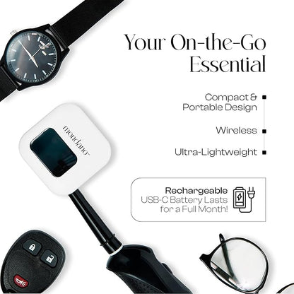 Mondano UV-C Toothbrush Sanitizer and Holder, Toothbrush Case
