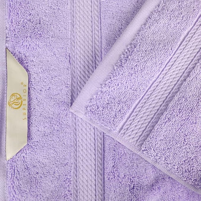 SUPERIOR Egyptian Cotton Pile 3 Piece Towel Set, Includes 1 Bath, 1 Hand