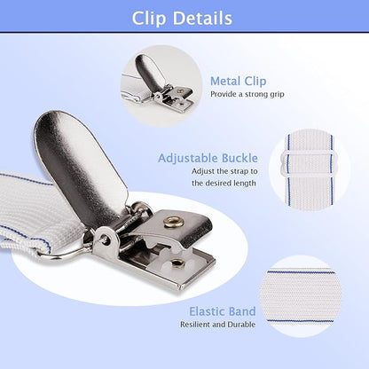 SheeChung Ironing Board Cover Clips, Anti-Slip Straps