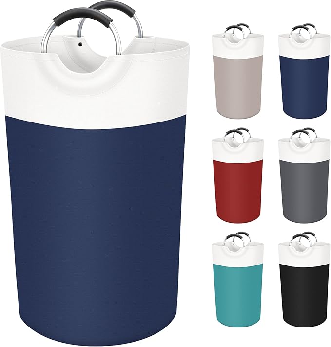 BlissTotes 90L Laundry Basket, Freestanding Laundry Hamper, Collapsible Dirty
