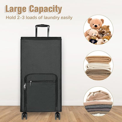 Bukere Extra Large Rolling Laundry Basket